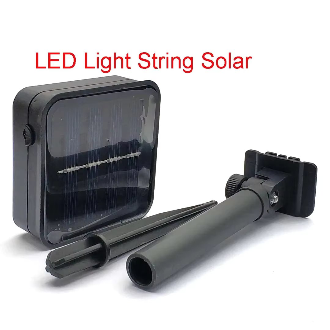 68MM*68MM LED Light String Solar Battery Box LED Power Controller Outdoor Waterproof IP65 8 Display Modes