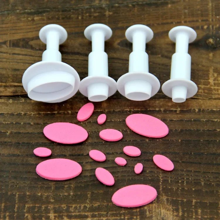 4pcs elliptic
