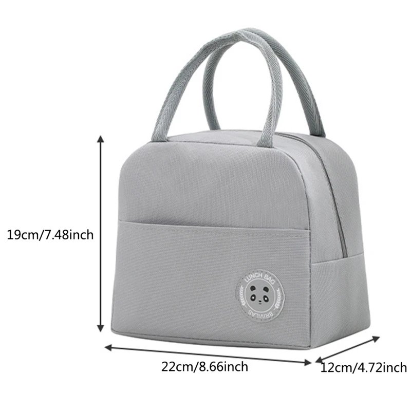 Lunch Bag Cooler Tote Portable Insulated Box Oxford Thermal Cold Food Container School Picnic For Men Women Kids Travel Lunchbox