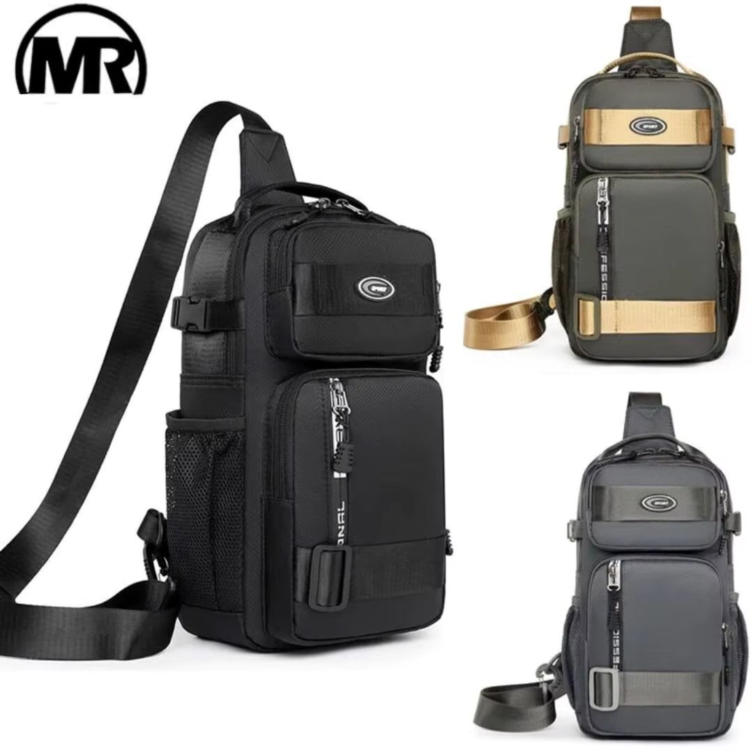 Chest Bag For Men 2024 New Casual Travel Large-capacity Chest Bag Fashion Trend Men's Shoulder Bag Crossbody Outdoor Backpack