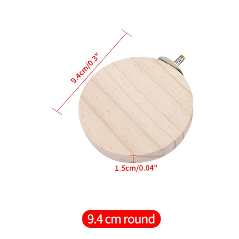 1Pc Pet Bird Parrot Wood Platform Stand Rack Toy Hamster Branch Toys 4 Sizes Station The Hamster Parrot Stands On The Board