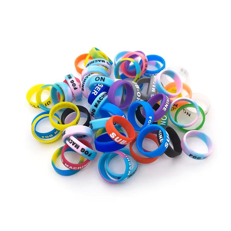 New 10pcs Fishing Rod Handle Protective Case Lure Silica gel Rod Clip O-shaped Ring Protector Random Color Tackle Anti-Slip Ring