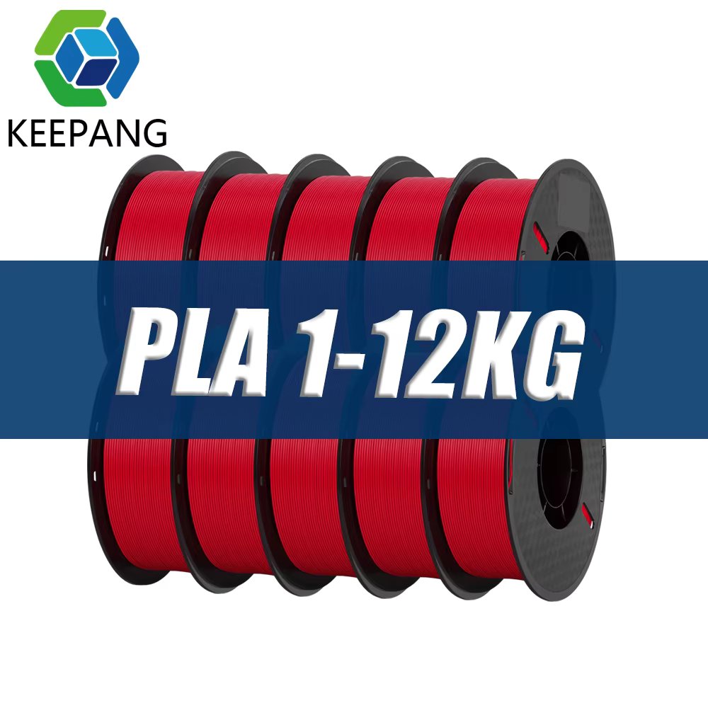 PLA Red 3D Printer Filament 1.75mm Dimensional Accuracy+/-0.03mm 1KG/Spool(2.2lbs) Eco-Friendly 3D Printer Materials