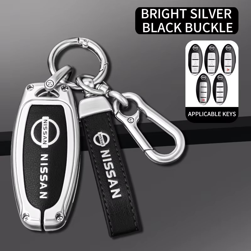 A-silver black ring