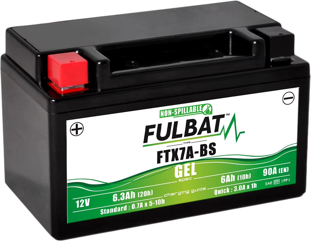Fulbat YTX7A-BS gel battery