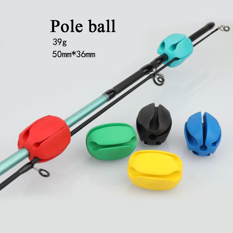 6pcs Rod Ball Multi-function Throwing and Pulling Fishing Rod Tool Accessories