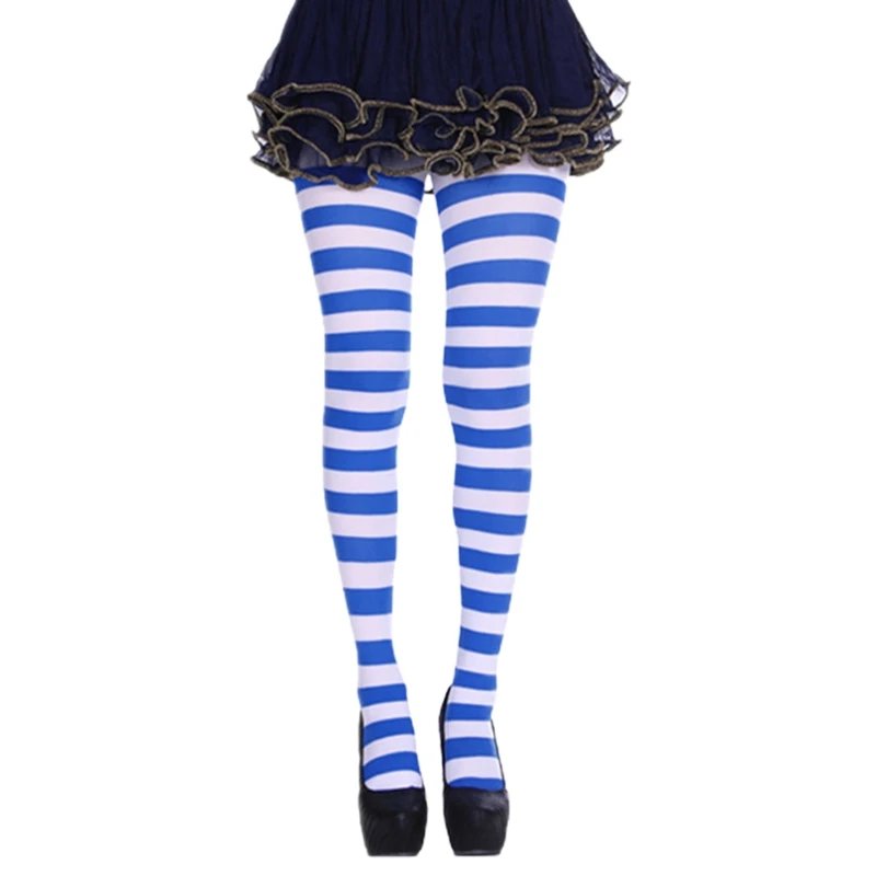 Blue and white