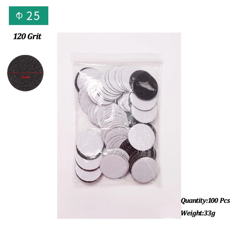 100Pcs Disc-25mm