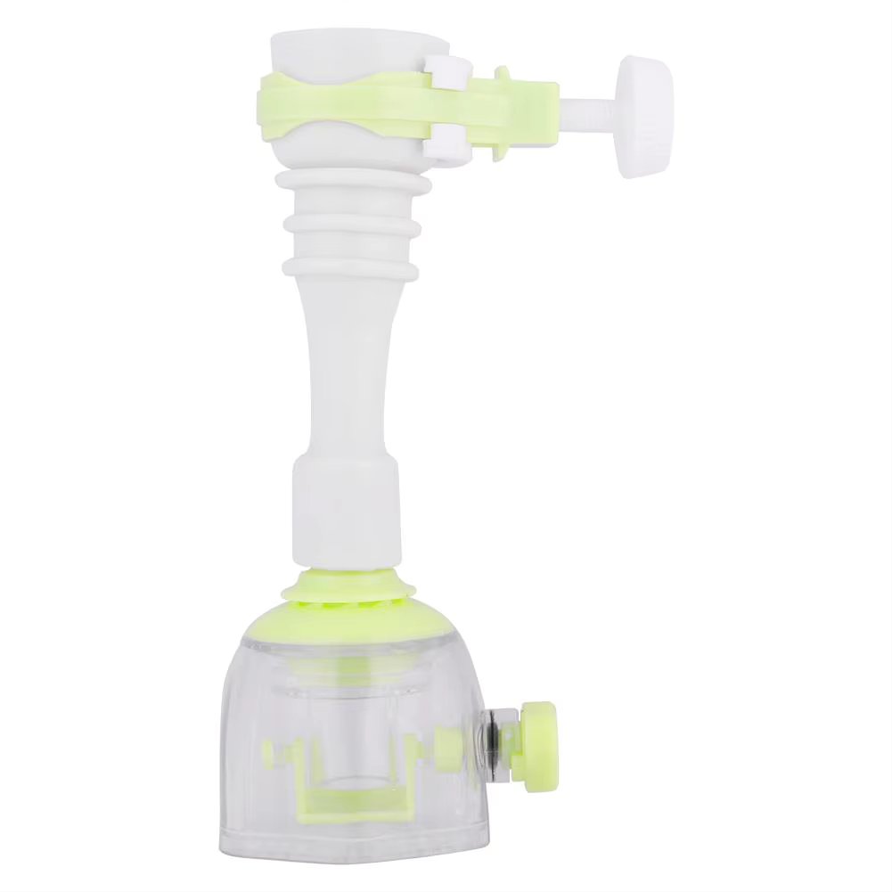 Adjustable Water-Saving Faucet Sprayer - Durable ABS + PP + TPR Kitchen Valve Extension