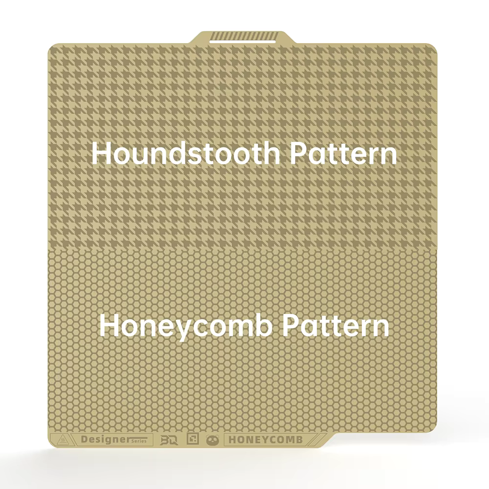 BIQU Panda Buildplate Designer Series Dual-Textured 3D Printing Build Plate 257x257mm For Bambu X1/P1/A1 Printers