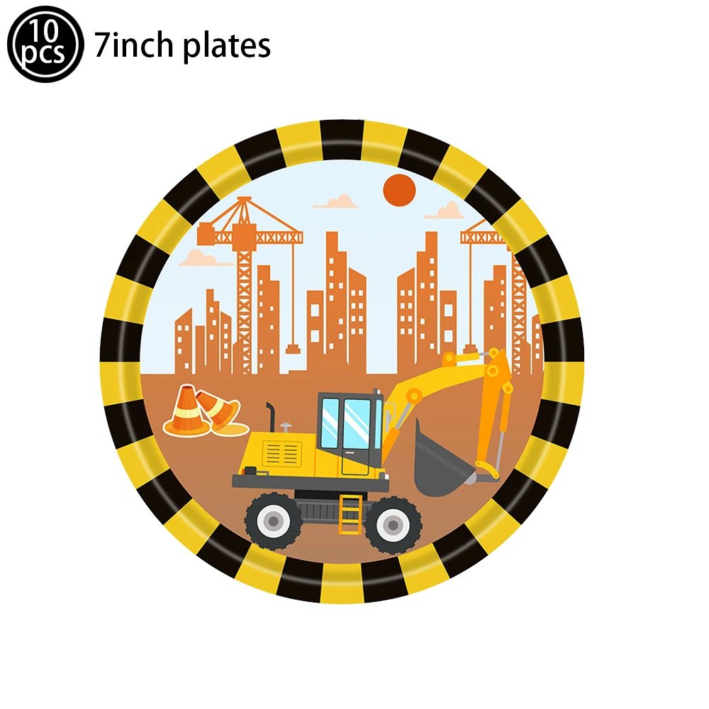 10Pcs 7inch plates