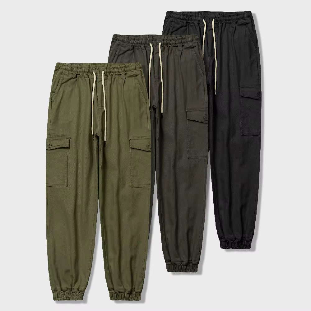 Men's straight Cargo Pants For The Joe Ger Cotton Span Casual Pants Work