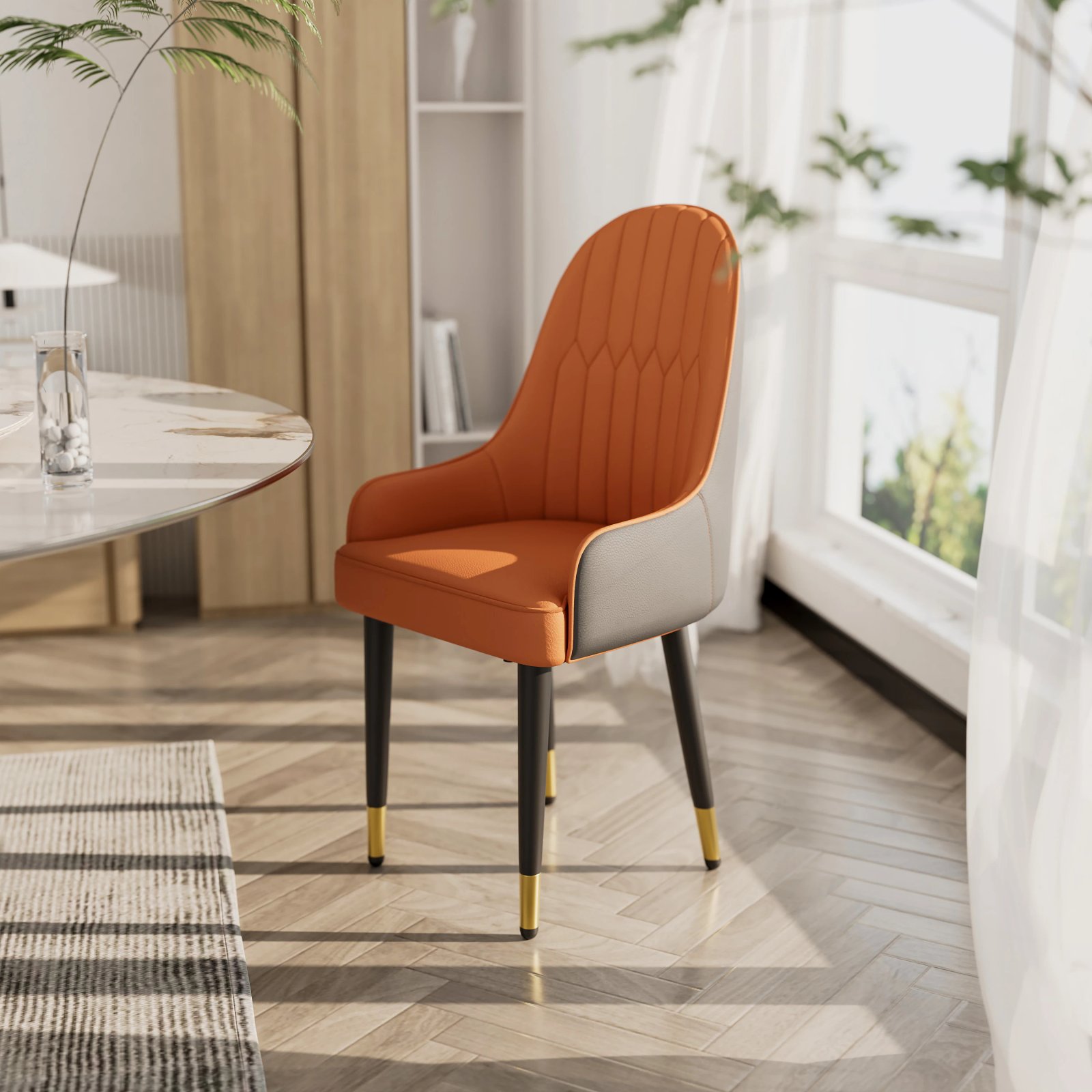 Orange gray