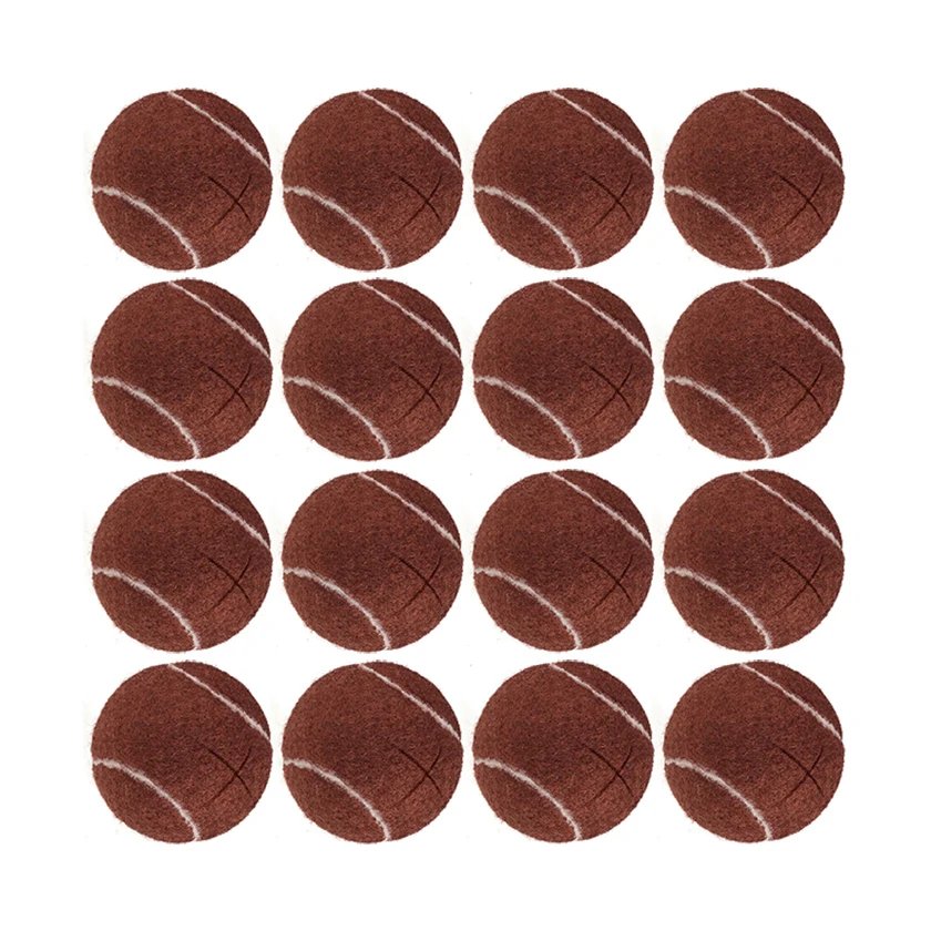 Tennis Ball Furniture Foot Cover Brown 16 Pieces
