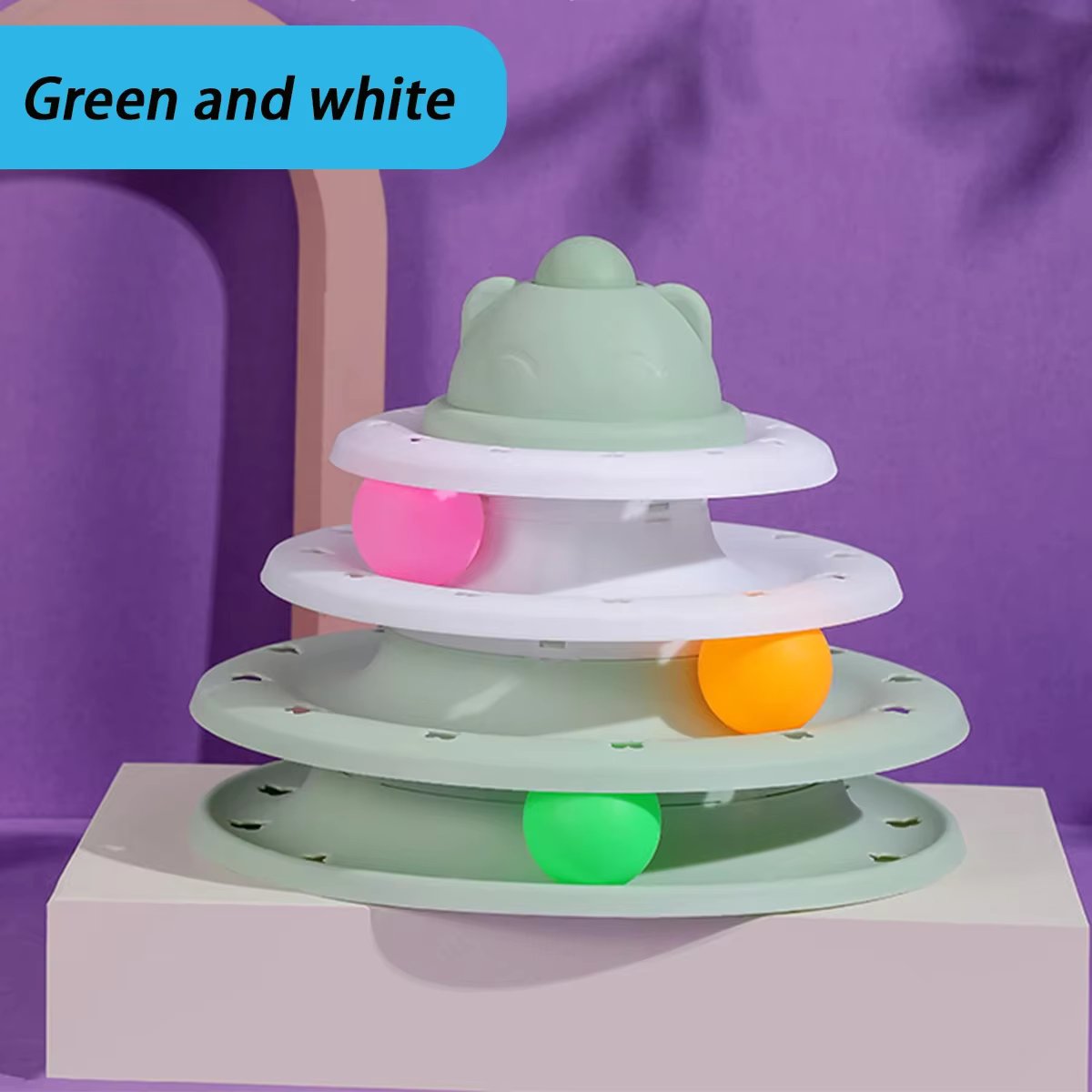Green and white