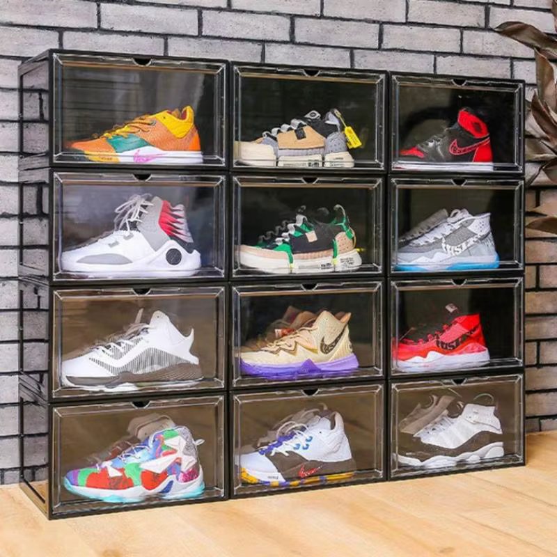 Magnetic door shoes individual mailbox all-use shoe box porch redress storage narrow shoe hanger