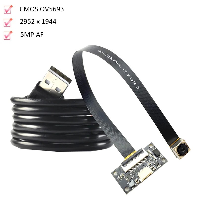 IMX258 /OV5693 Customized 4K 12MP HD USB2.0 Camera Module High Speed AF/FF 30FPS MJPEG, YUY2 for Production Vision