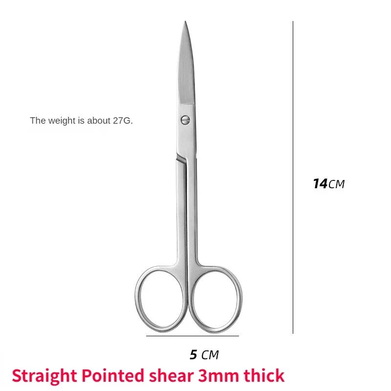 14 Straight pointed