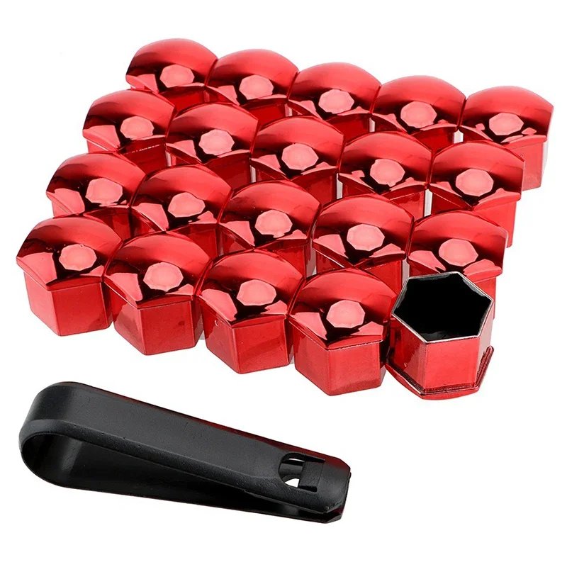 20pcs Plated Red