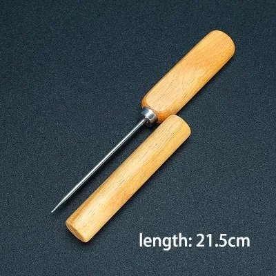 Ice Pick - Sturdy Ice Chipper,Bartender Knife,Ice Knife, 304 Stainless Steel Three Pronged Ice Crusher for Cocktail Bartender
