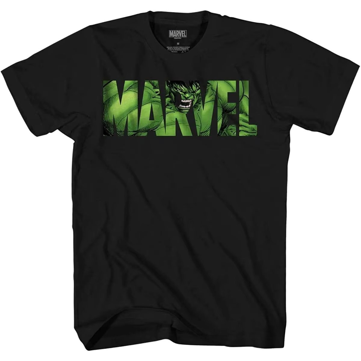 Marvel Huck Avengers men's shirt 100% cotton film cartoon