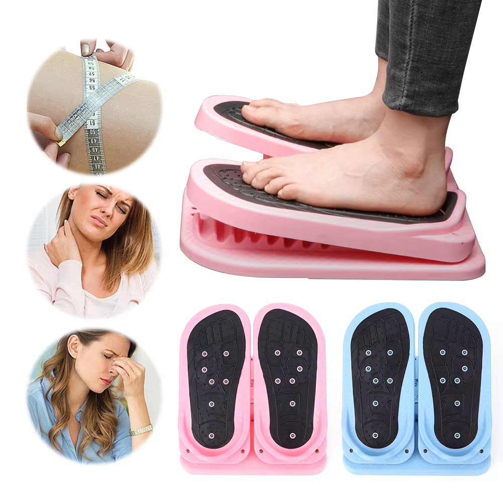 Slant Board Ankle and Foot Incline Board Adjustable Balance Board 2 Modes Portable Stepper Folding for Strength Training