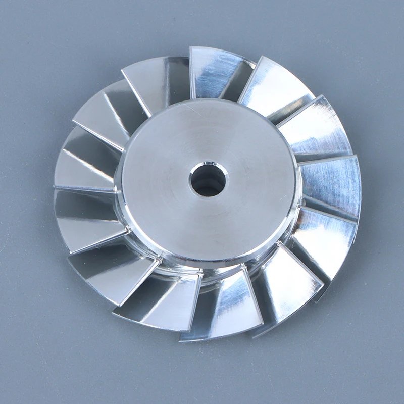 1Pc Aluminum Hair Dryer Parts 27mm Fan Blade Impeller CNC Machined High Precision Impeller Repair Accessory