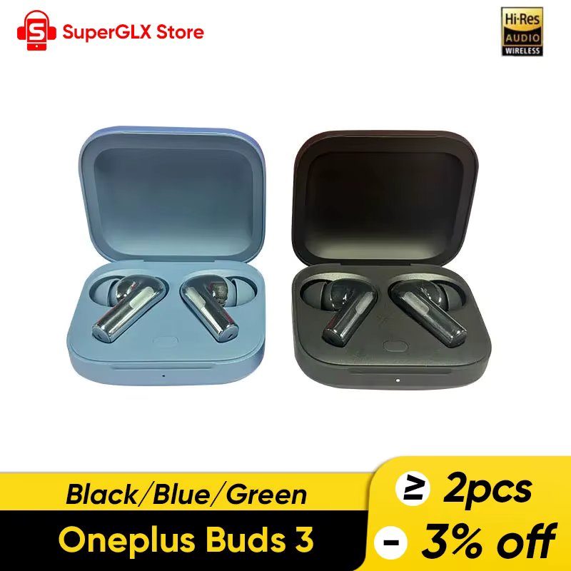 2024 New Original Oneplus Buds 3 DynEarphone TWS Bluetooth 48dB Noise Cancelltion Wireless Headphone For Oneplus 12