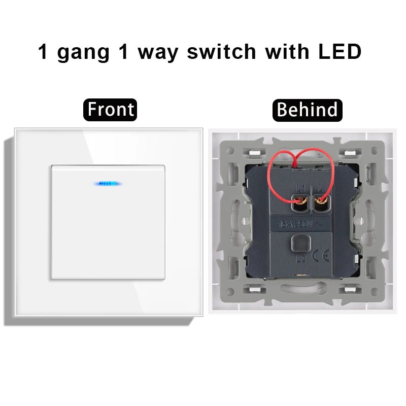 1 gang 1 way LED