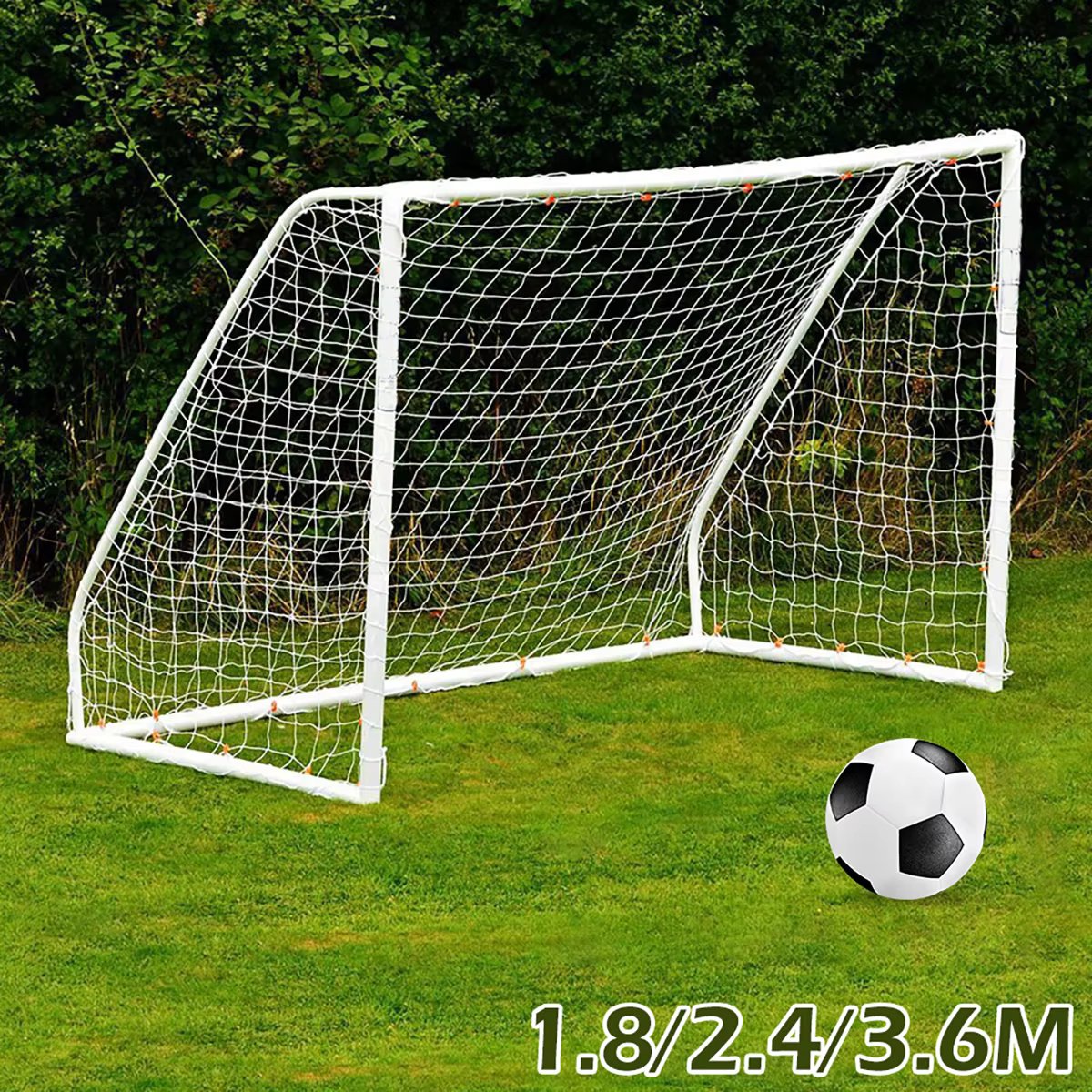 Full Size Football Net For Soccer Goal Post Junior Sports Training 1.8M X 1.2M ​2.4M X 1.8M ​​3.6M X 1.8M Football Net High Qual