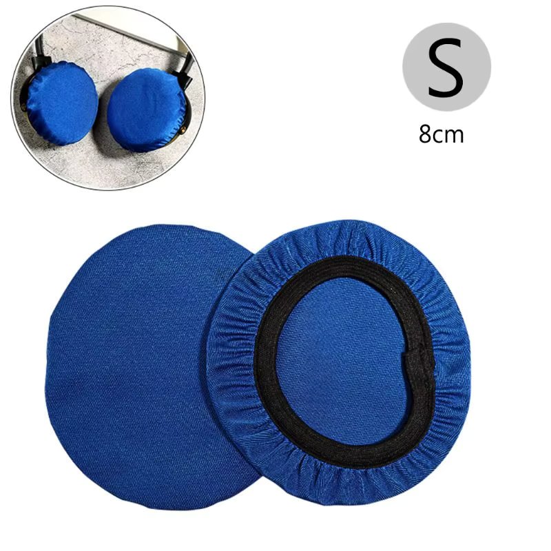 Reusable Hygienic Universal Soft Washable Headphones Elastic Protective Dust Proof Earpad Covers Non Woven Cloth Durable