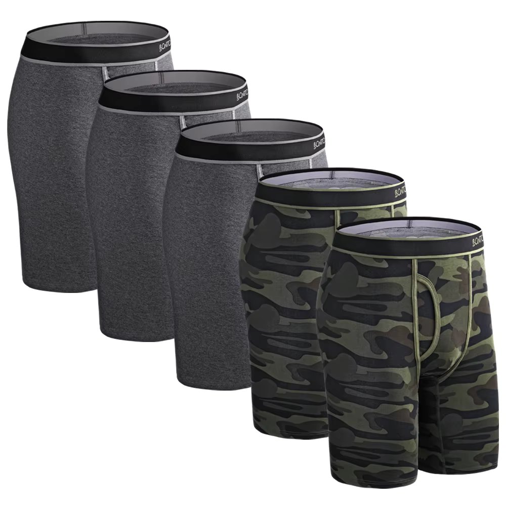 5Pcs Set Underpants Men's Panties Underwear For Men Boxers Calzones Boxer Shorts Man Slip Boxershorts Cotton Underware Plu Size