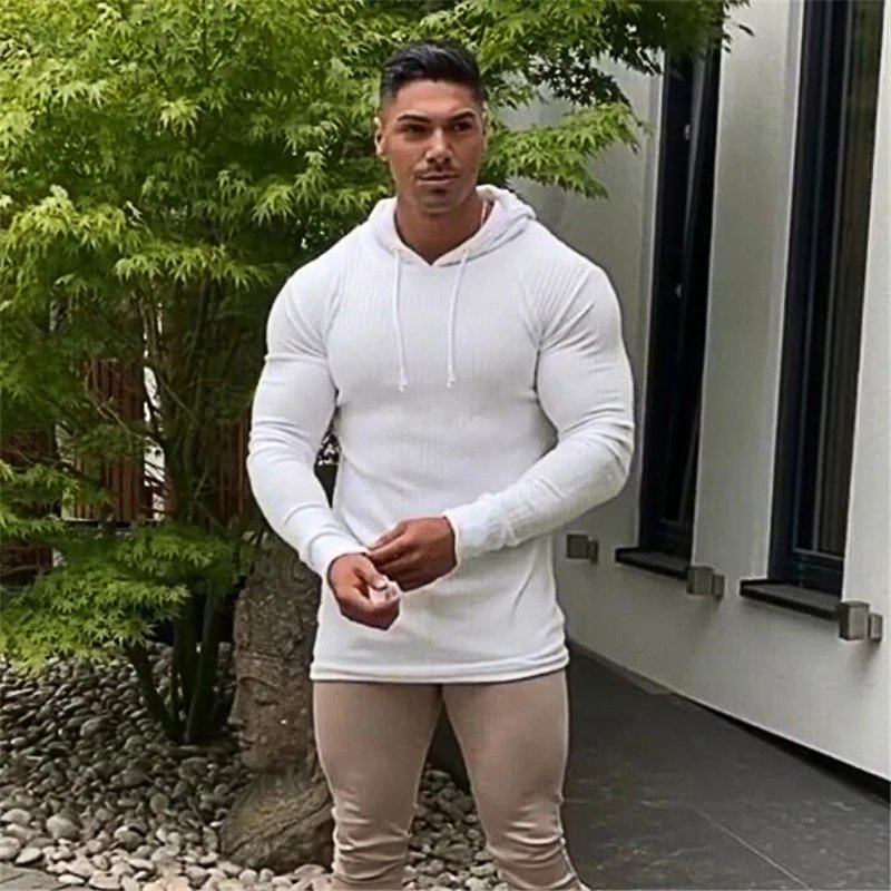 white hooded