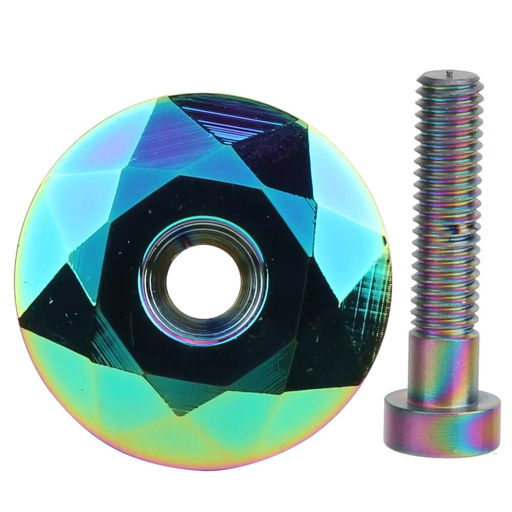 Aluminium Alloy Mountain  Headset Stem Top  Titanizing Cover  Modification Accessories  Headset Top