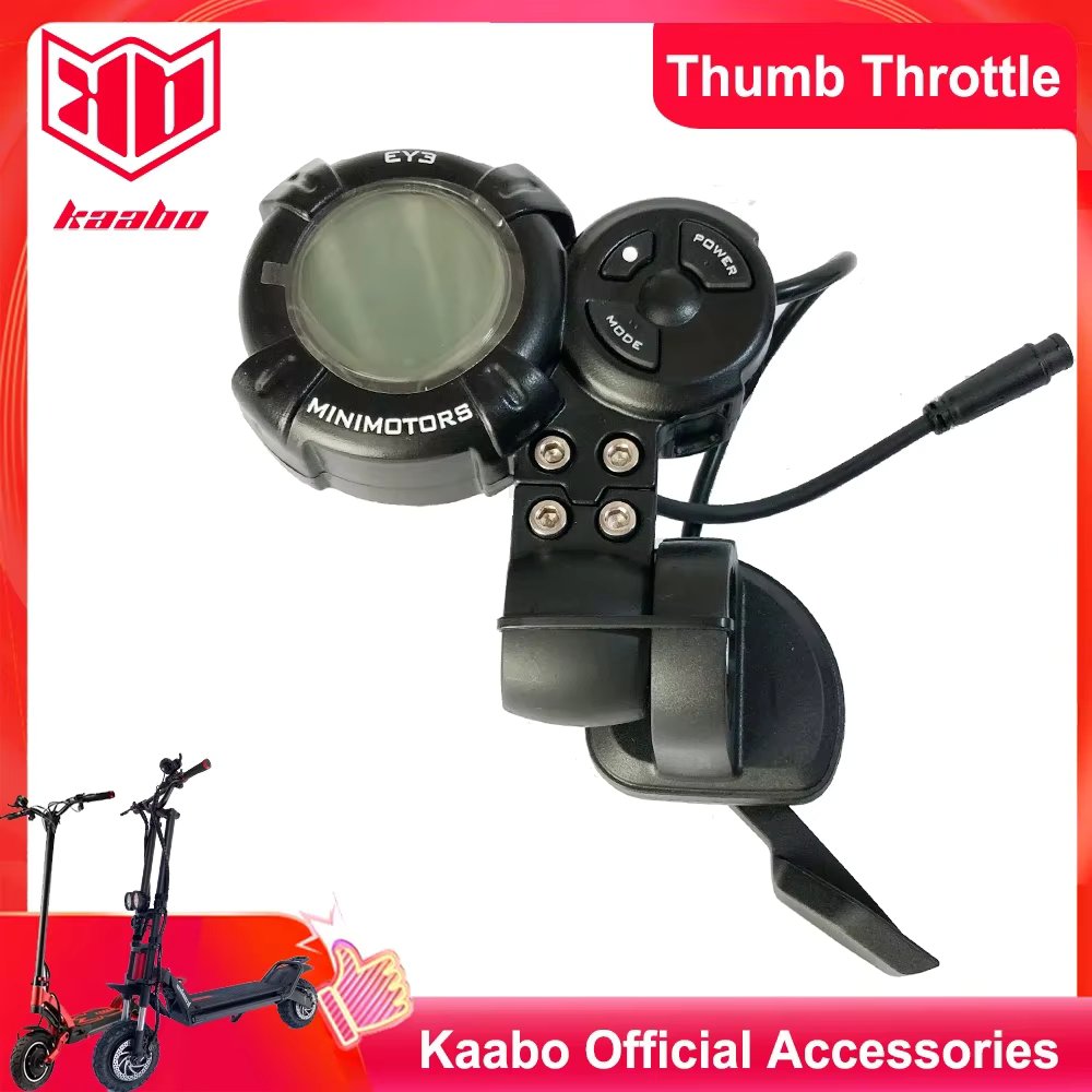 Original Kaabo Minimotor EY3 Thumb Throttle Display for Kaabo Mantis 8/10 Wolf Warrior X/11 King+ Warrior/King GT Pro+