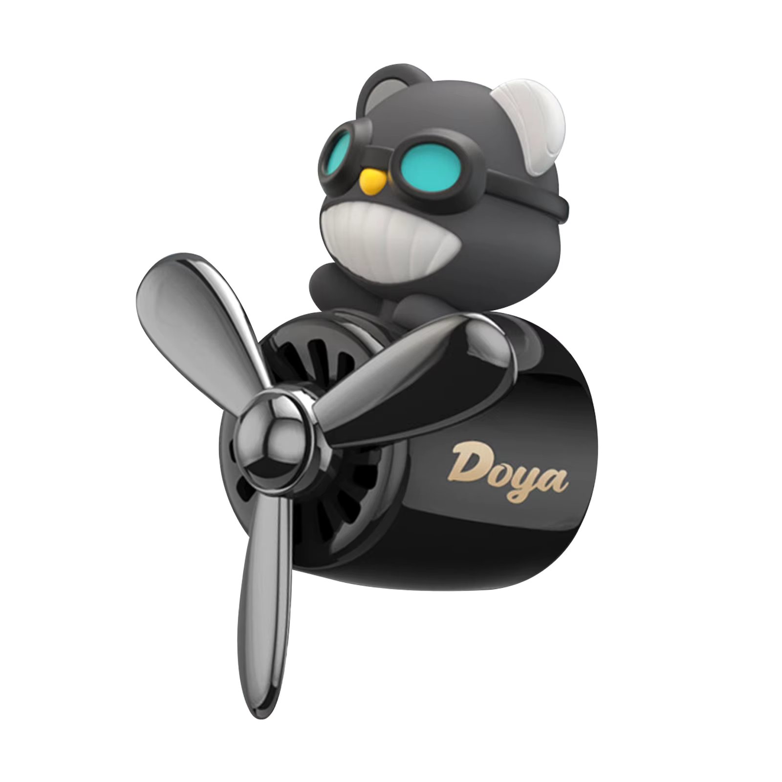 New Car Air Fresheners Cute Car Fragrance Diffuser Bear Pilot Car Vent Clip Diffuser Cute Cartoon Shape Car Perfume Ornament