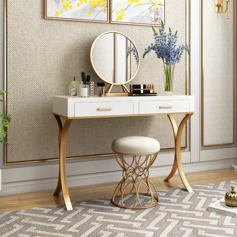Dedicated Makeup Table Mini Nordic Makeup Bedroom Chairs Simple Dresser Luxury Princess Women Bedroom Vanity Table Chairs