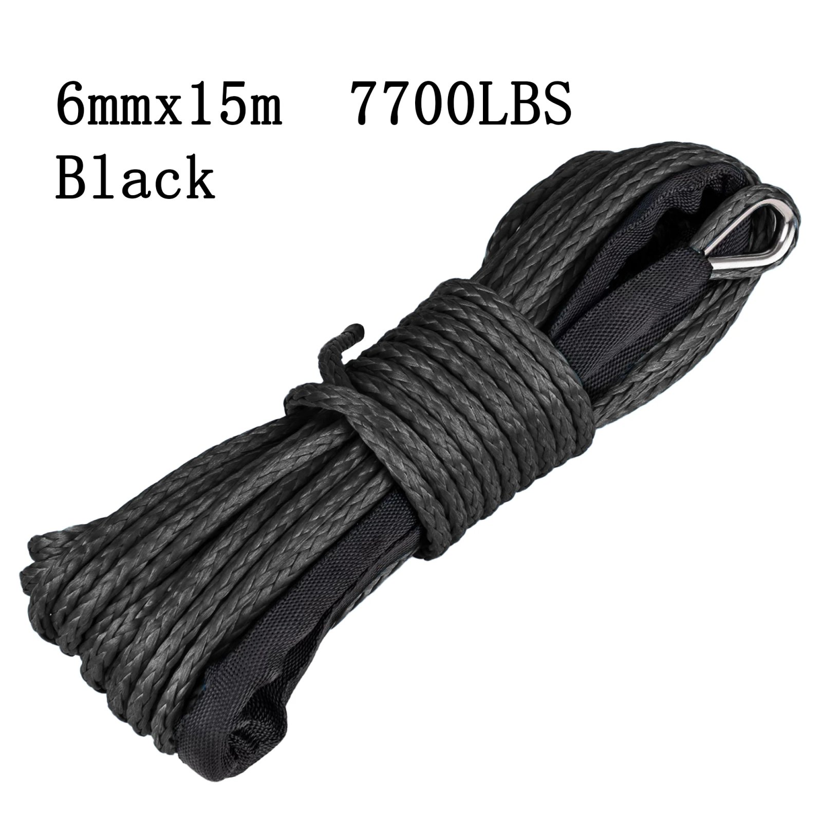 6mmx15m black 1pcs