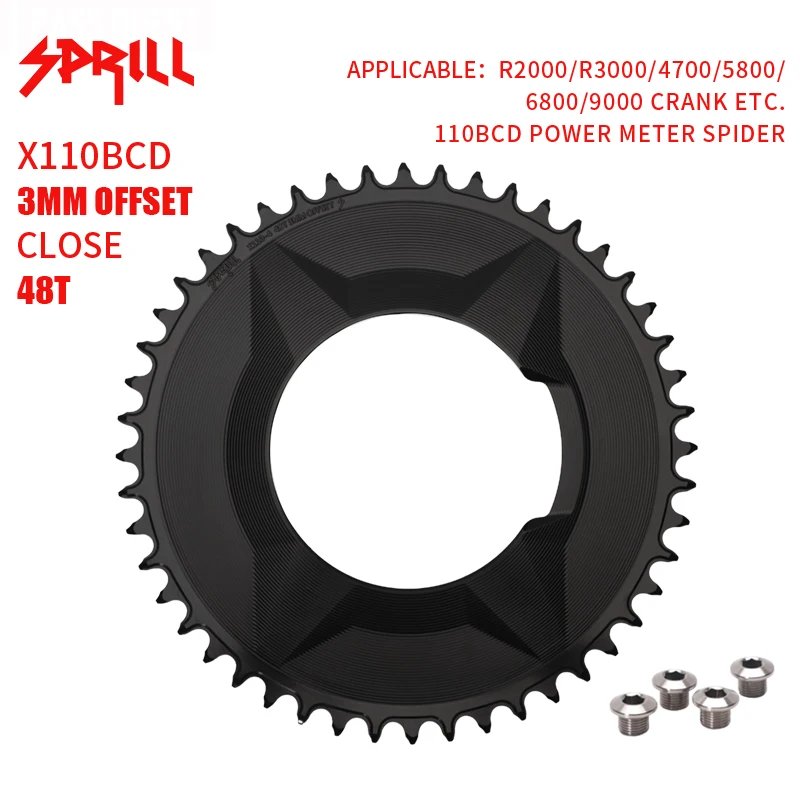 Black 3mm 48T
