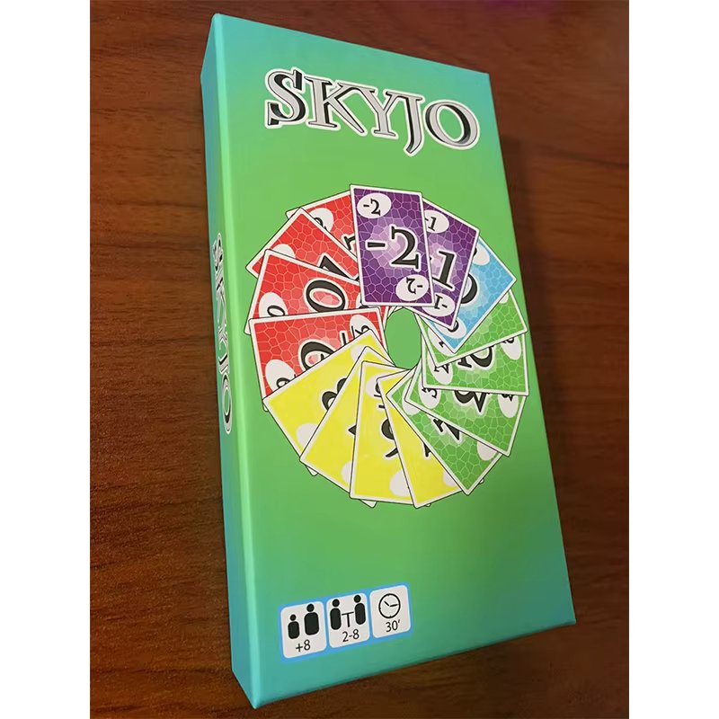New Skyjo Board Game Card Party of Tables for The Whole Family Deck Box Wit Social Collective Game Children's Tapis Poker Social