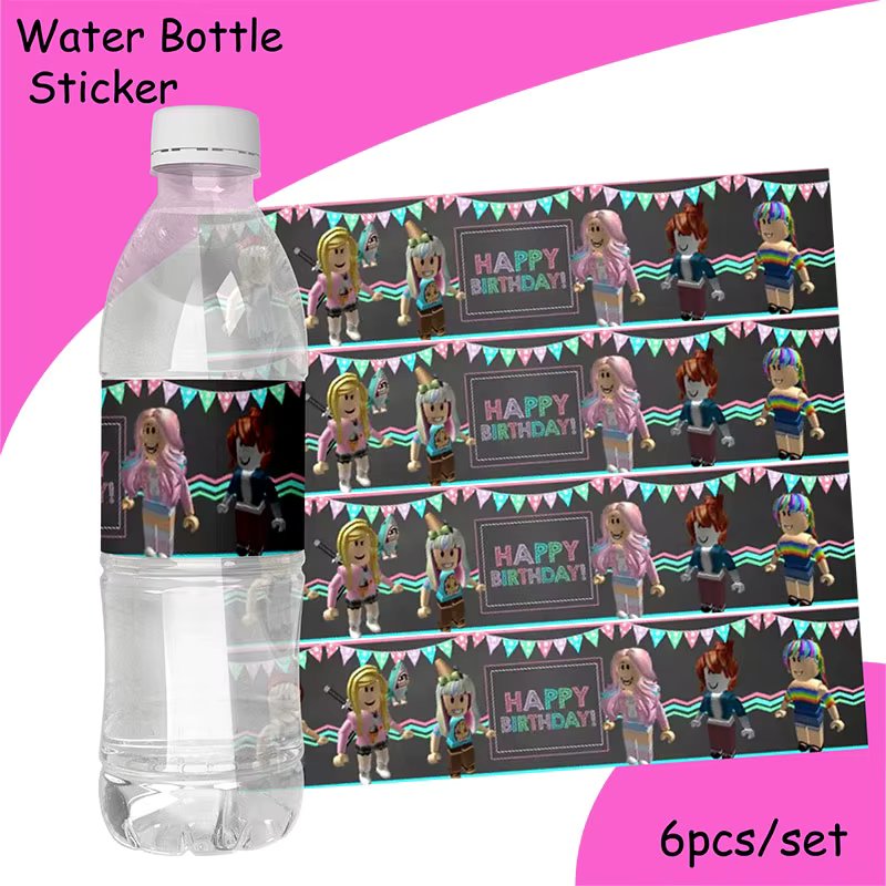 Bottle label 6pcs A