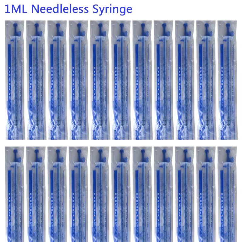 1ML Without Needle OPP Disposable Sampler Plastic Nutrient Syringe Hydroponic Cat Pet Feeding Sterile Feeder Syringes 5-100Pcs