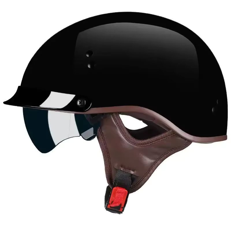 DOT Certification Motorcycle Helmet Casco Moto Half Helmet German Classic Moto Helmet Retro Capacete De Moto