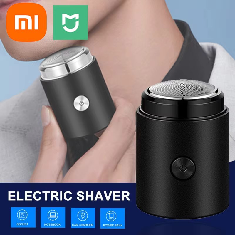 Xiaomi Electric Shavers Men Waterproof Wet Dry Use Electric Trimmer Razor Rechargeable Battery Rotary Shavers Machine Shaving