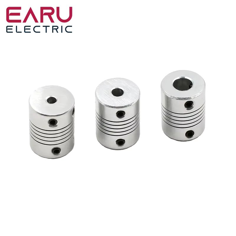 1pcs 5x8mm CNC Motor Jaw Shaft Coupler 5mm To 8mm Flexible Coupling OD 19x25mm wholesale Dropshipping 3/4/5/6/6.35/7/8/10mm