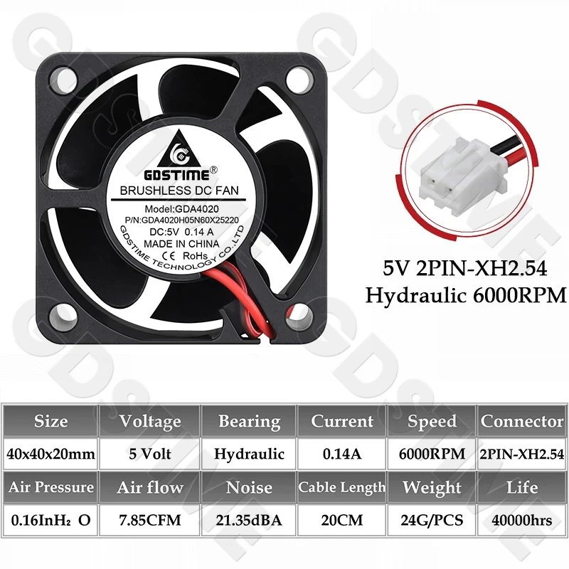 5V Hydraulic 6000RPM