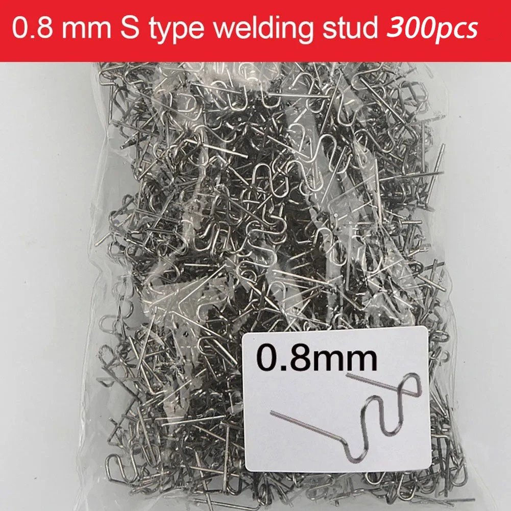 Plastic Welding Tools Car Repair Tool Kit 0.6/0.8mm Welder for Plastic Special Hot Melt Nails 300pcs Machine Supplies Equipment