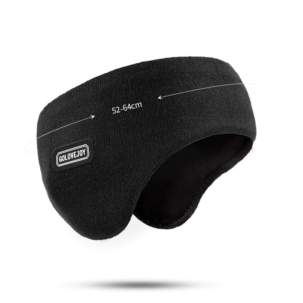 New Winter Double Layers Warm Earmuffs Men High Elasticity Outdoor Sports Riding Ears Cover Headset for Man Ski Ear Protection