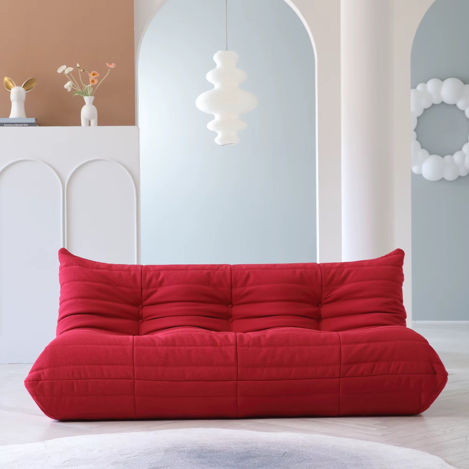 Red 3seater