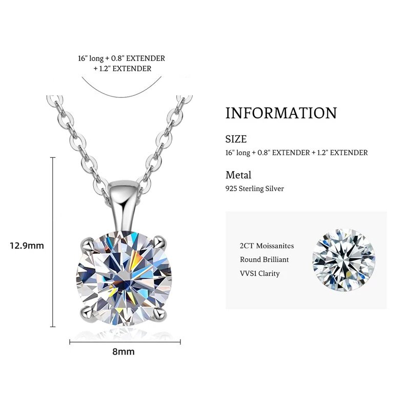 2.0ct White Gold